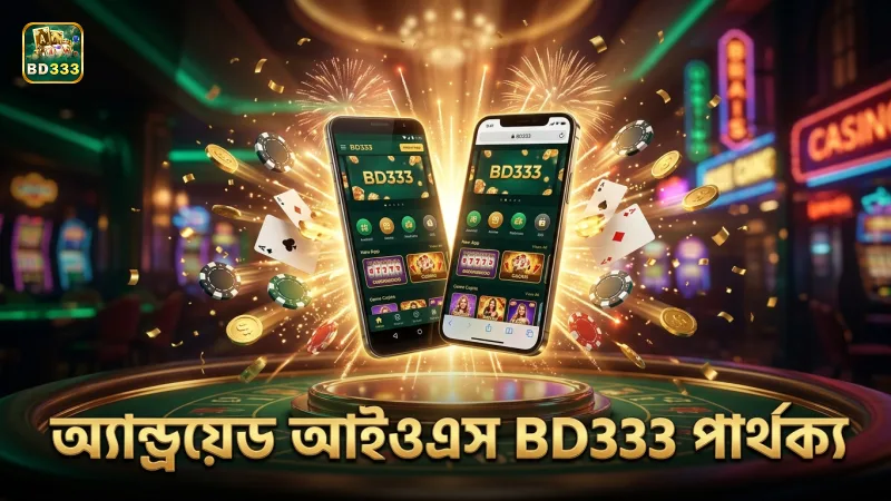 অ্যান্ড্রয়েড ও আইওএসে BD333 অ্যাপের পারফরম্যান্স ভিন্নতা।