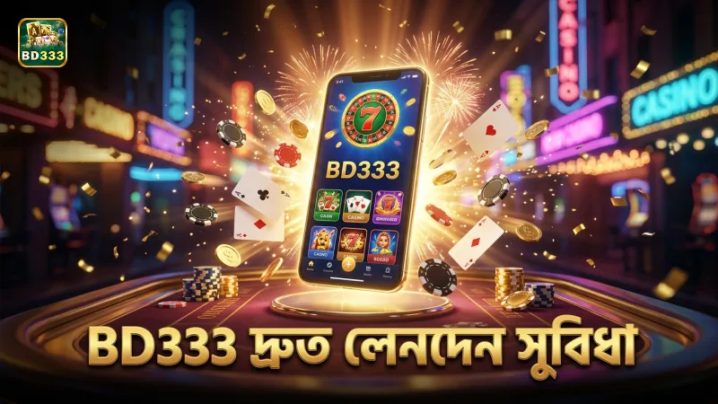 BD333 প্ল্যাটফর্মে দ্রুত ডিপোজিট ও উইথড্রয়াল ব্যবস্থার সুবিধা