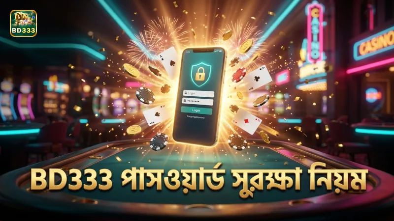BD333 অ্যাকাউন্ট সুরক্ষায় পাসওয়ার্ড ব্যবস্থাপনা গুরুত্বপূর্ণ