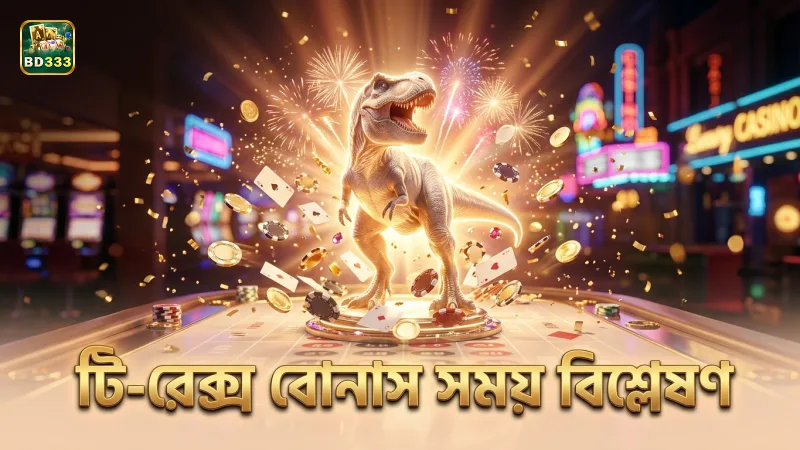 ডাইনোসর টাইকুনের টি-রেক্স বোনাস সেশন সময়ের প্রভাব বিশ্লেষণ।
