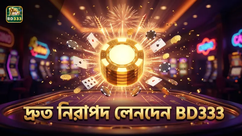ডিপোজিট ও উইথড্রঅয়ালে BD333 এর দ্রুত ও নিরাপদ ব্যবস্থা