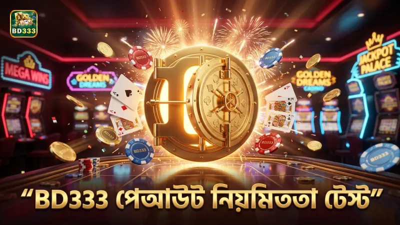 ১০০টি পেআউট টেস্ট ডাটার মাধ্যমে নিয়মিততা যাচাই।