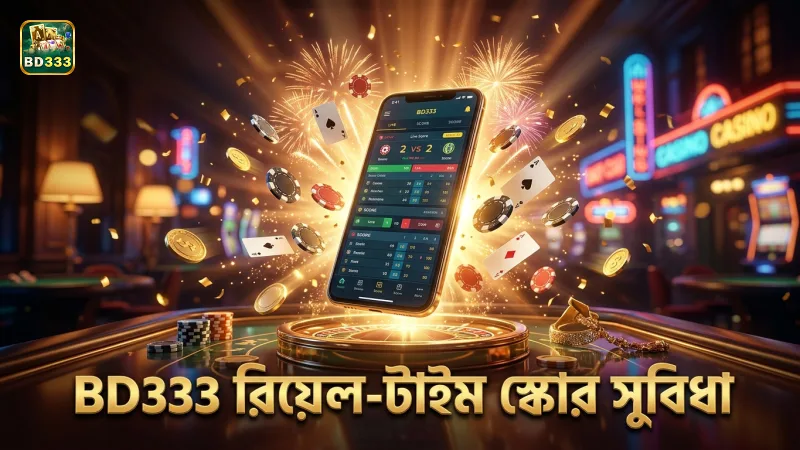BD333 তে রিয়েল-টাইম স্কোর দেখে বেটিং আরও সঠিক করুন