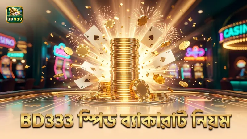 স্পিড ব্যাকারাটের মৌলিক নিয়ম BD333 তে সঠিকভাবে ব্যাখ্যা করা হয়েছে