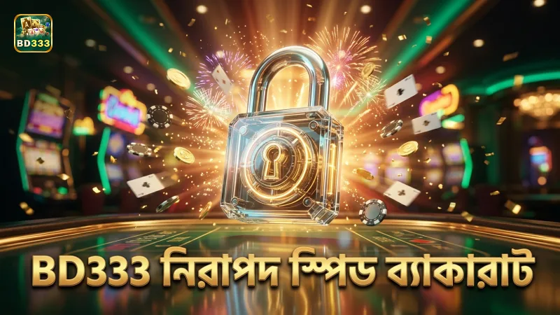 BD333 স্পিড ব্যাকারাট টেবিলের স্বচ্ছ ও নিরাপদ পরিবেশ