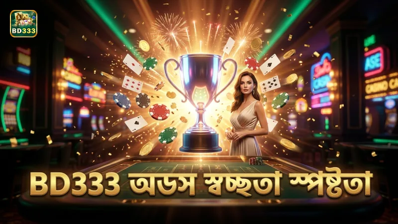 BD333 প্ল্যাটফর্মে অডসের স্বচ্ছতা এবং বিভিন্ন ধরন।