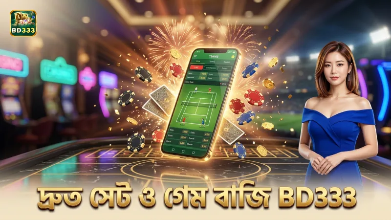 BD333 প্ল্যাটফর্মে দ্রুত সেট ও গেম বাজি ধরার সুবিধা নিন।